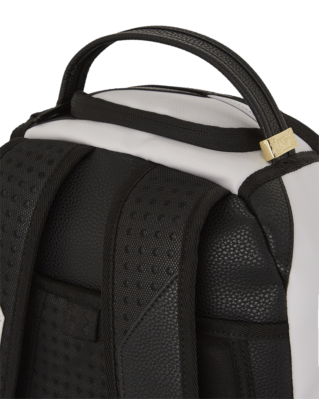 Back panel with ergonomic padding and adjustable straps for comfort
