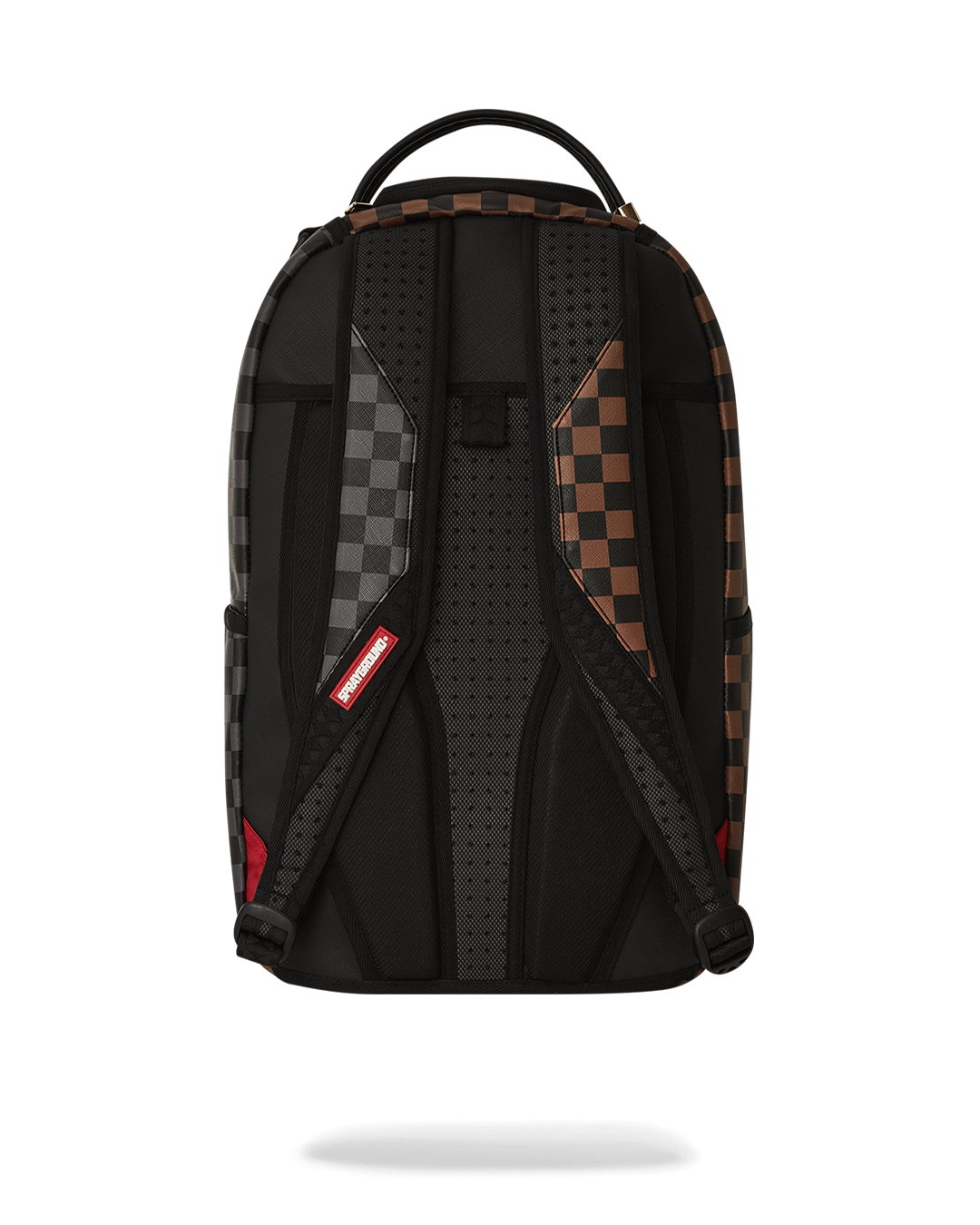 Front view of the FNAF backpack showing I See You design and zipper details