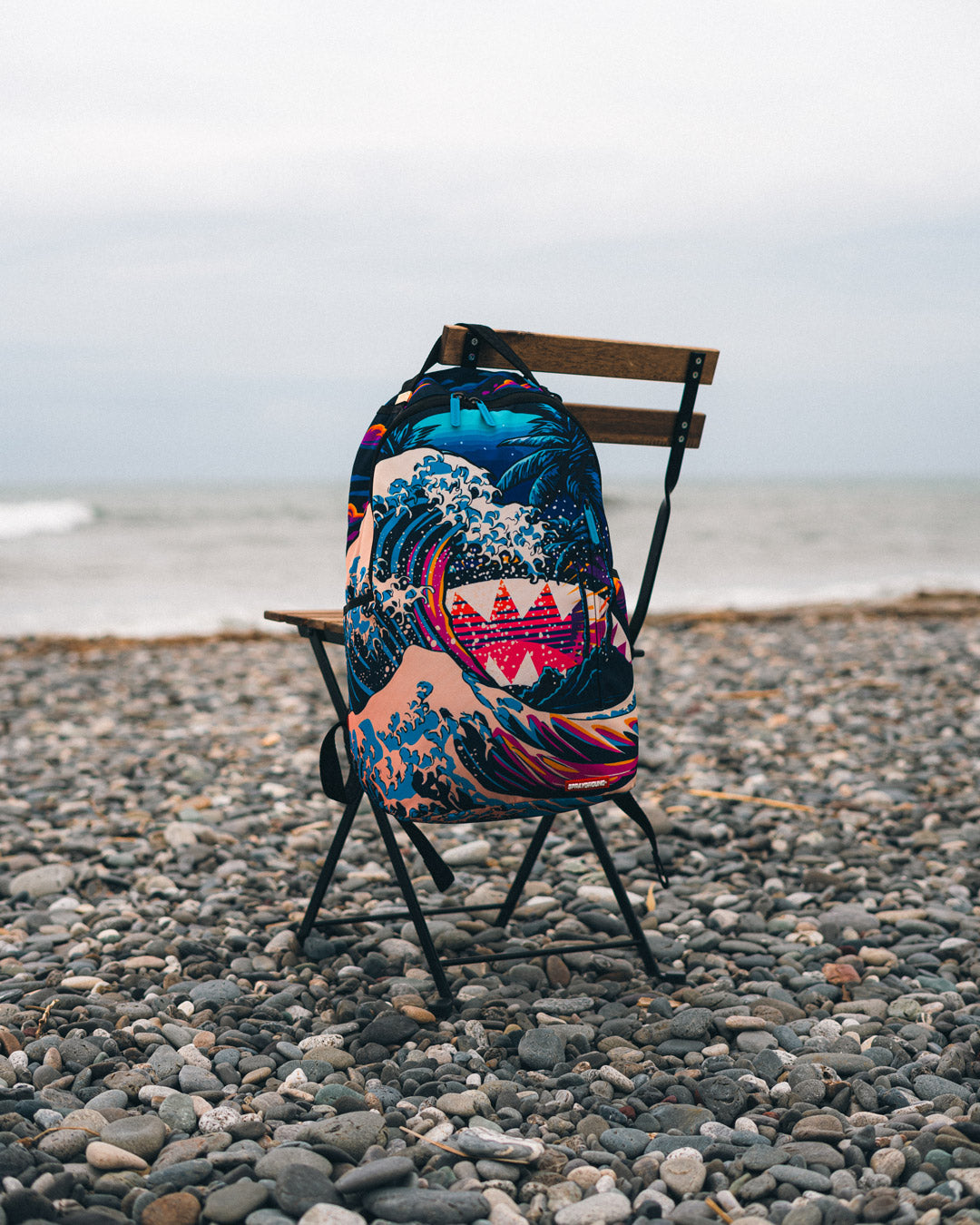 Designer Backpack with ergonomic mesh back padding for comfort
