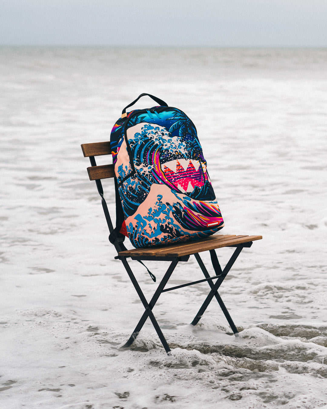 Laptop Backpack with separate velour compartment and slide-through back sleeve