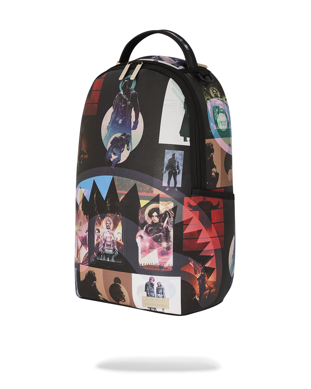Side angle highlighting the adjustable straps and side pockets for easy access