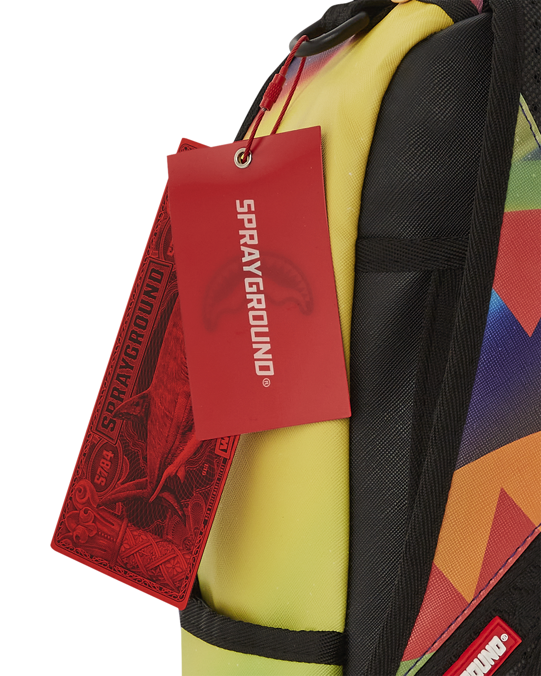 Aurora Borealis backpack in use, showcasing its sleek design and side pockets