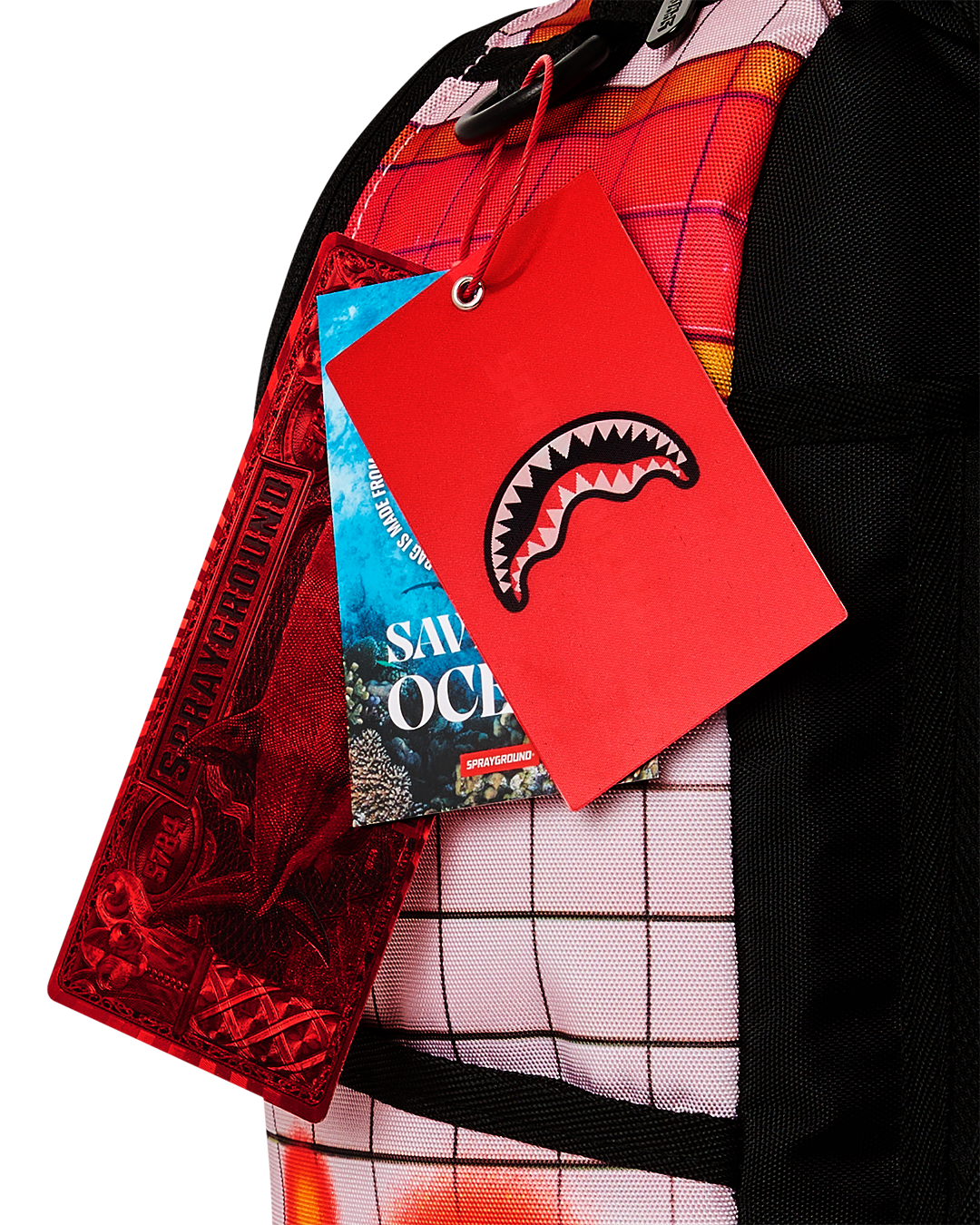 Shark Station DLXSR backpack with multiple compartments and ergonomic design