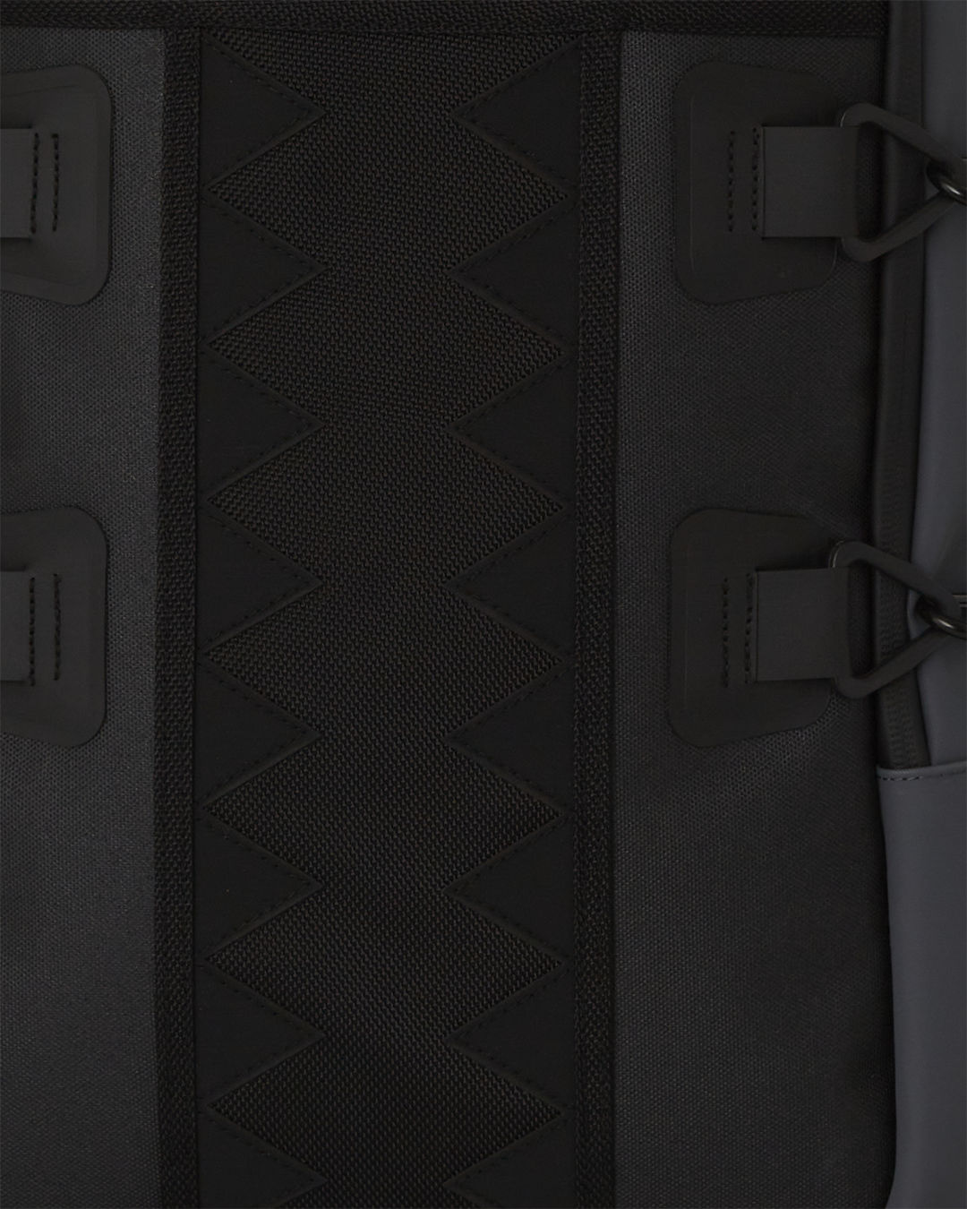 G-Force Trek Night Backpack worn over shoulder, showcasing its sleek faux leather design