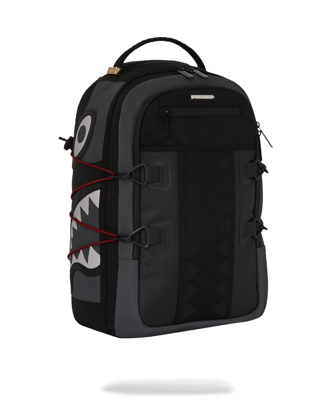 Close-up of the backpack’s padded laptop compartment and organizer pockets