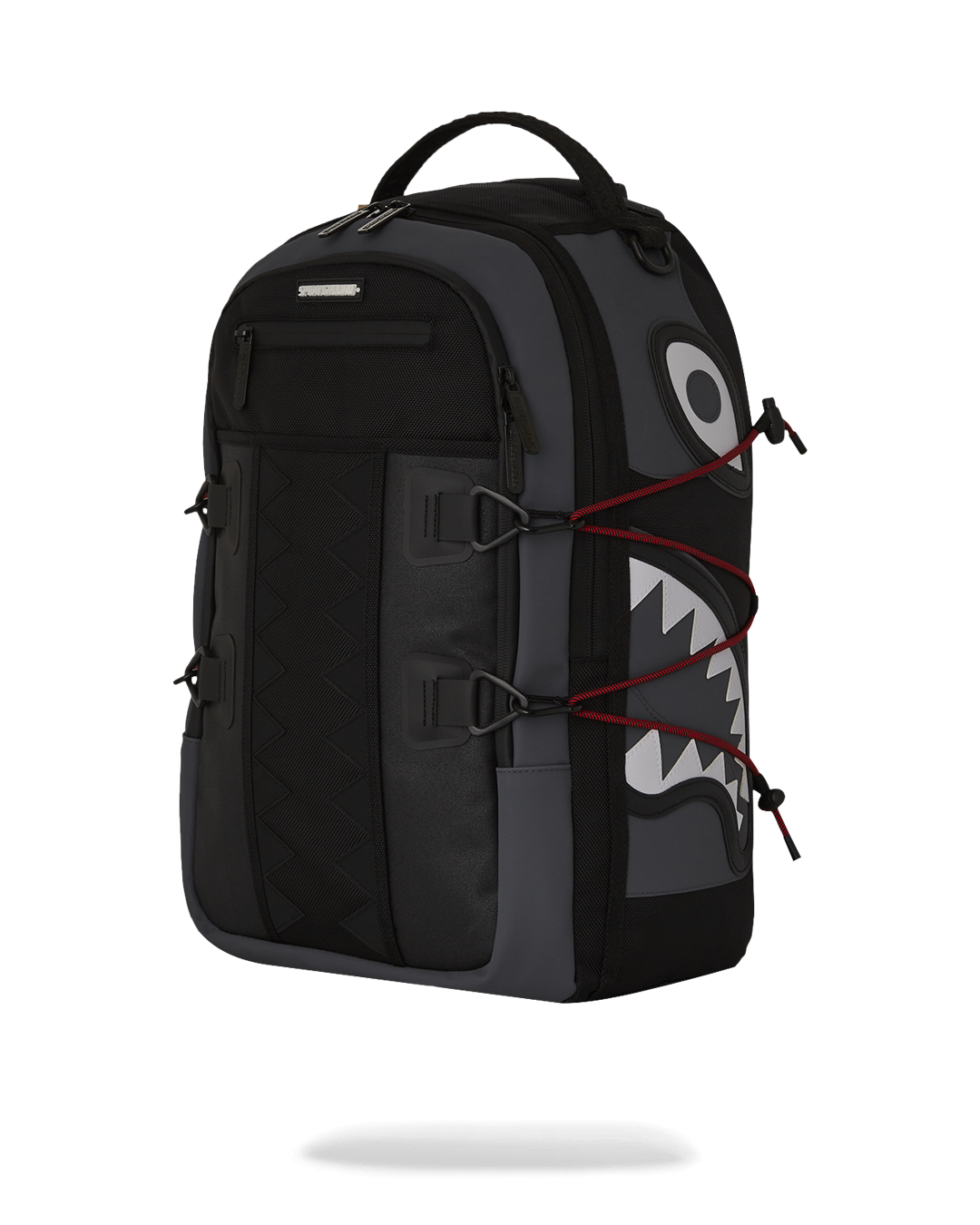 Close-up of the backpack’s padded laptop compartment and organizer pockets