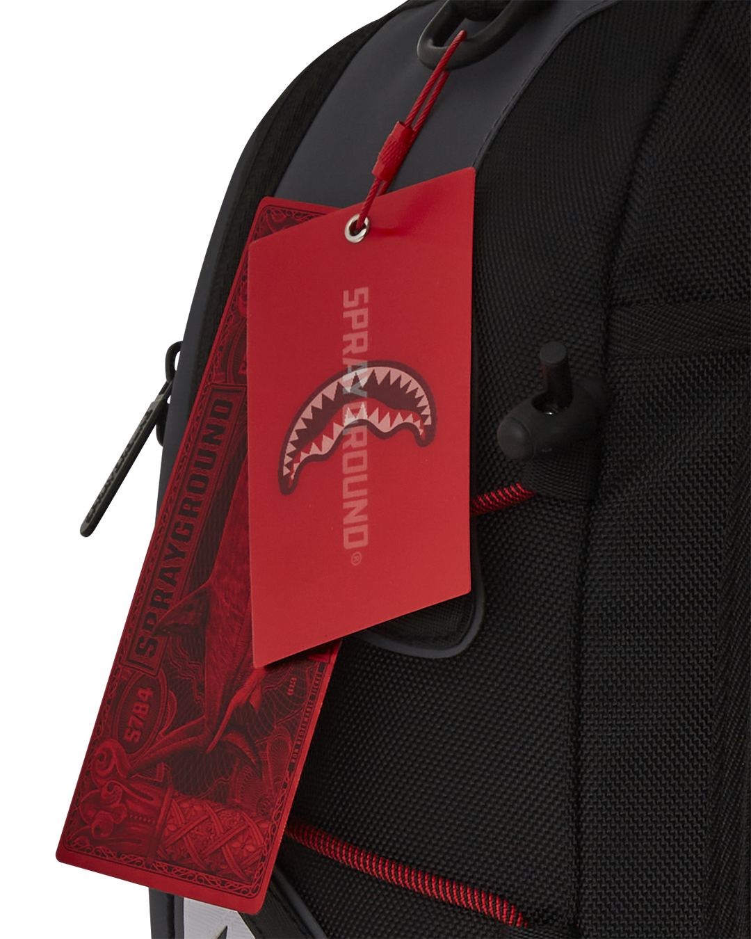Backpack attached to rolling luggage, highlighting travel-friendly features