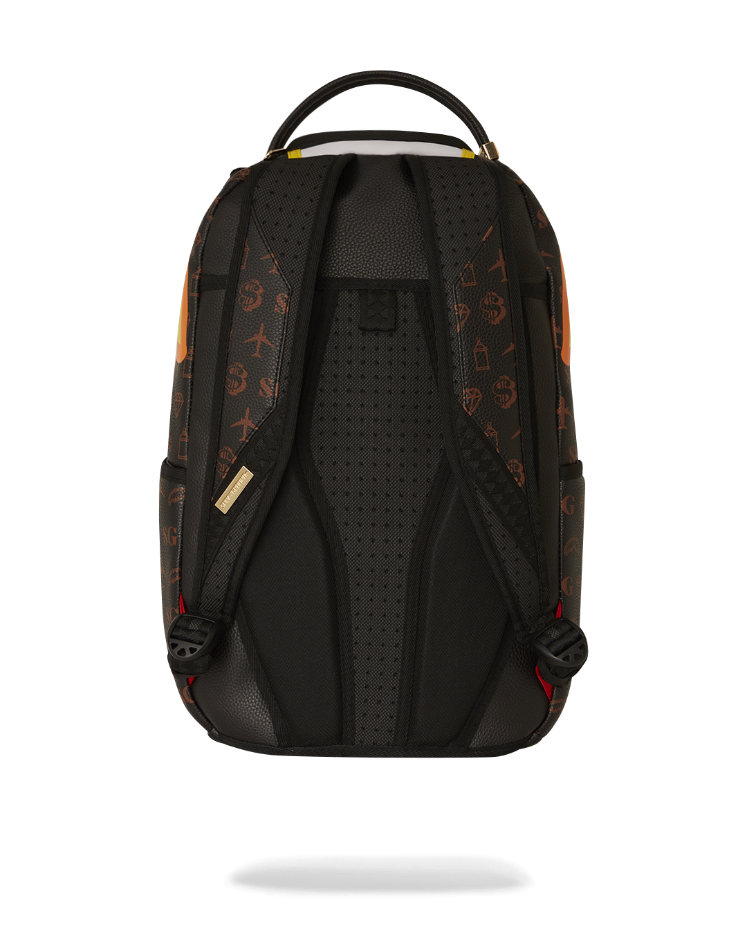 Open backpack displaying laptop compartment and interior organization