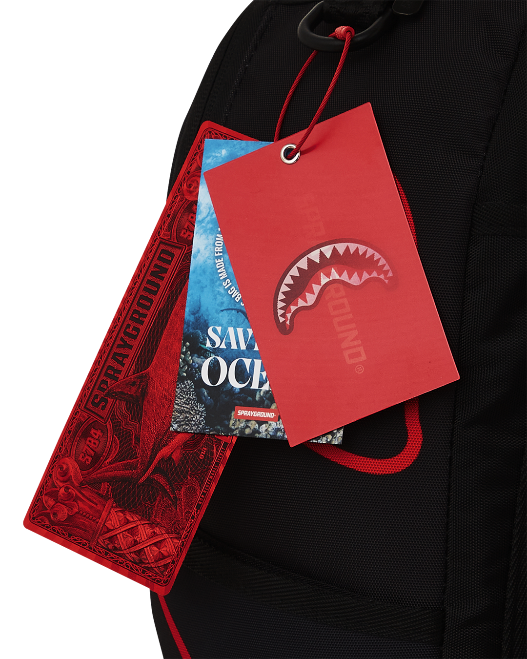 Front view of the Ghostbusters Shark Backpack with laptop compartment and trendy design