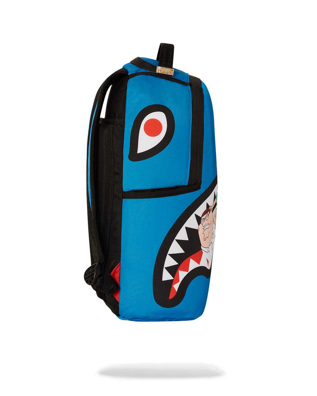 Bruiser Backpack by Sprayground, featuring a unique Family Guy edition design and durable 900D Polyester Fabric.