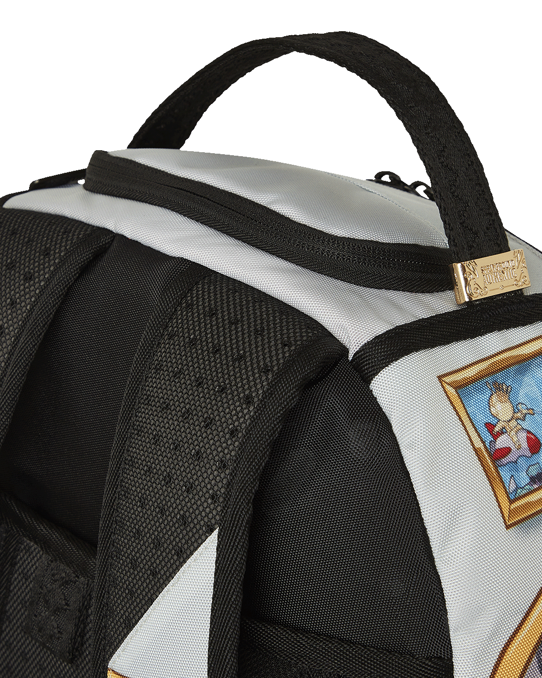 MONEYBEAR Critique Backpack showcasing ergonomic back padding and adjustable straps.