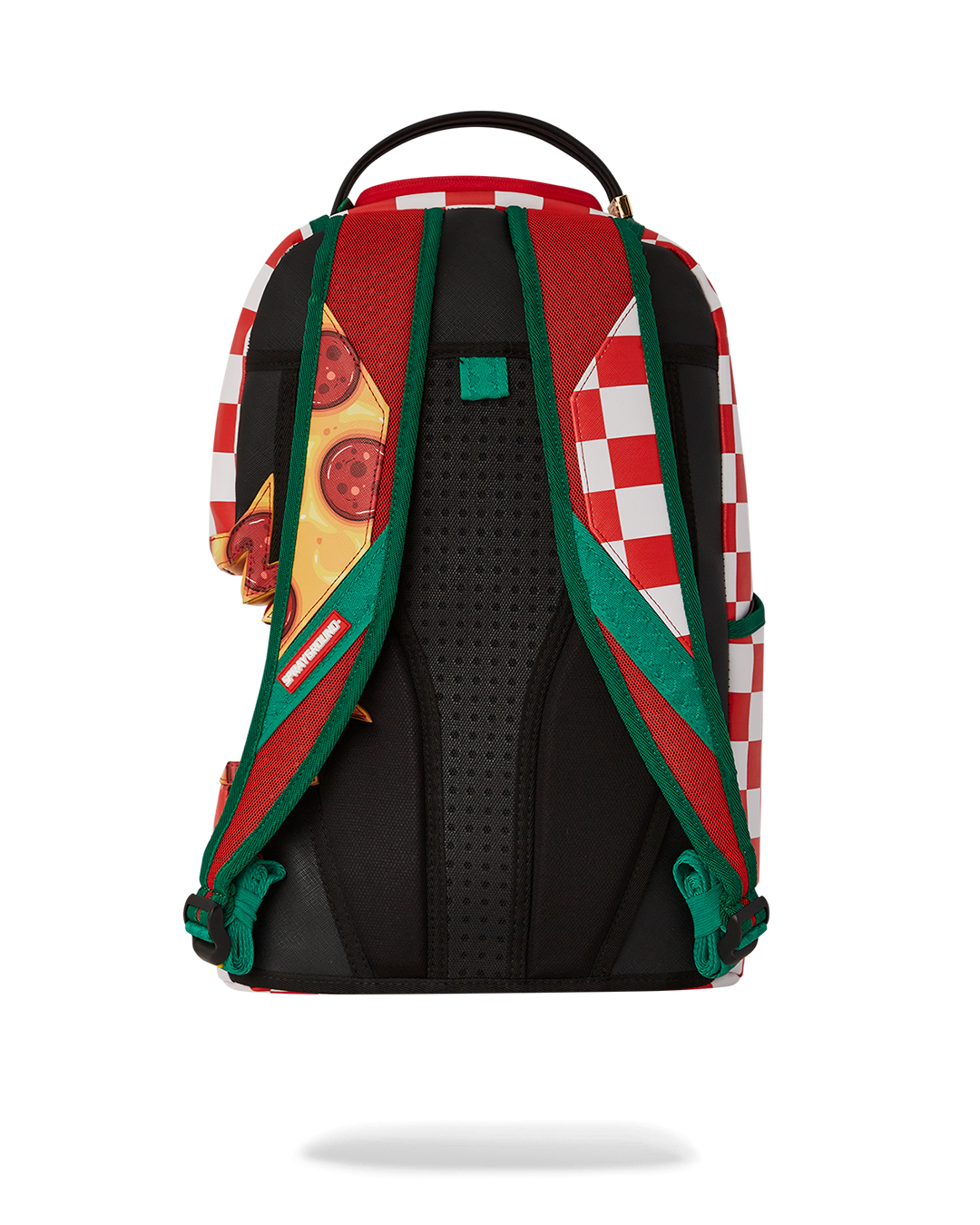 Five Nights at Freddys pizza bag front view with zippered pockets