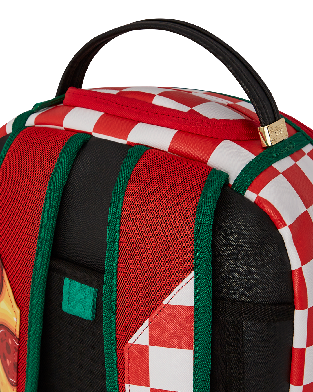 Five Nights at Freddys pizza bag front view with zippered pockets