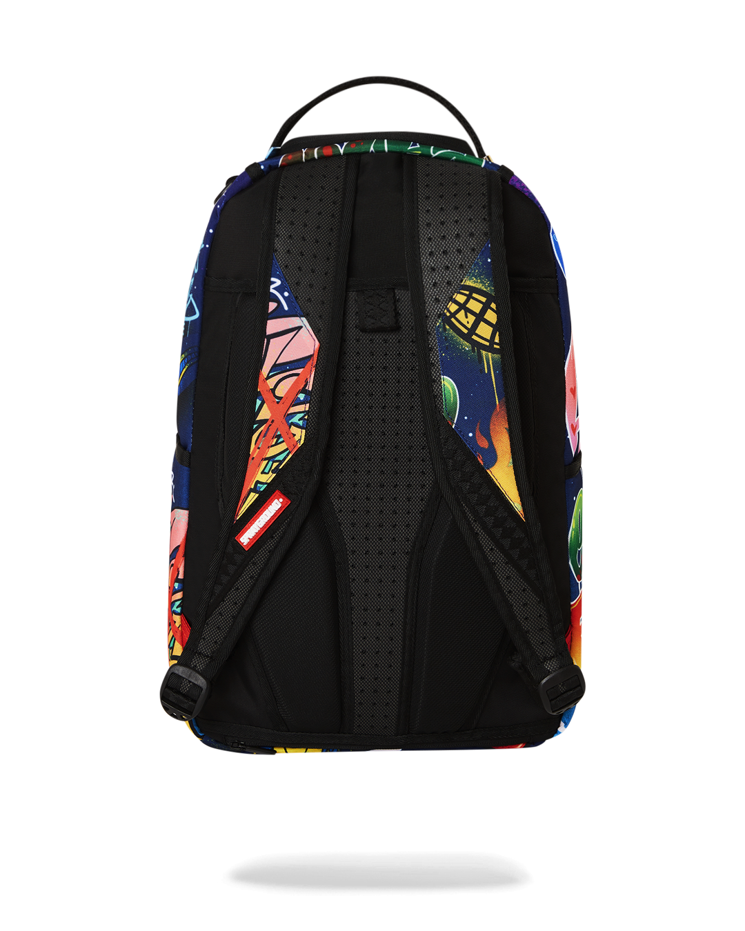 Front view of the Captain Planet DLXSR Backpack showcasing its vibrant design.
