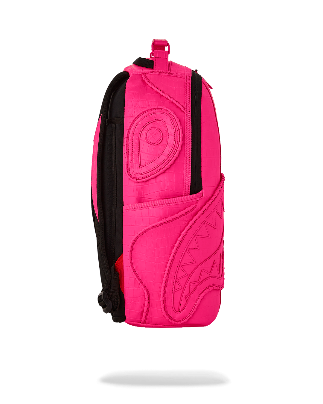Back view showing ergonomic padding and carry-on sleeve for travel