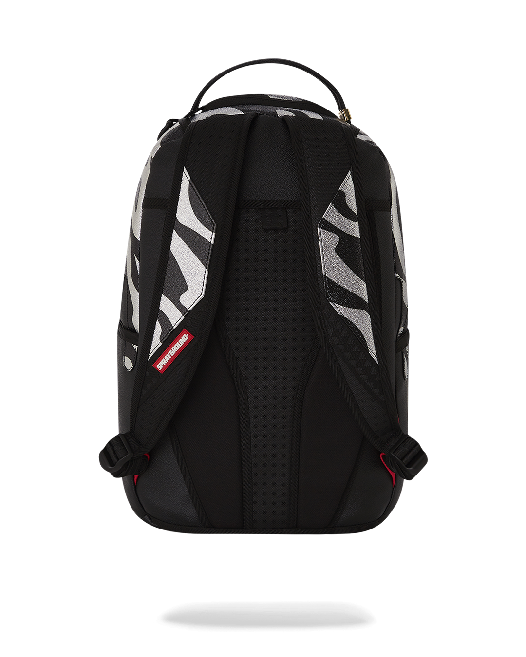 Lululemon-inspired leather laptop backpack for women, featuring metallic details and ergonomic design.