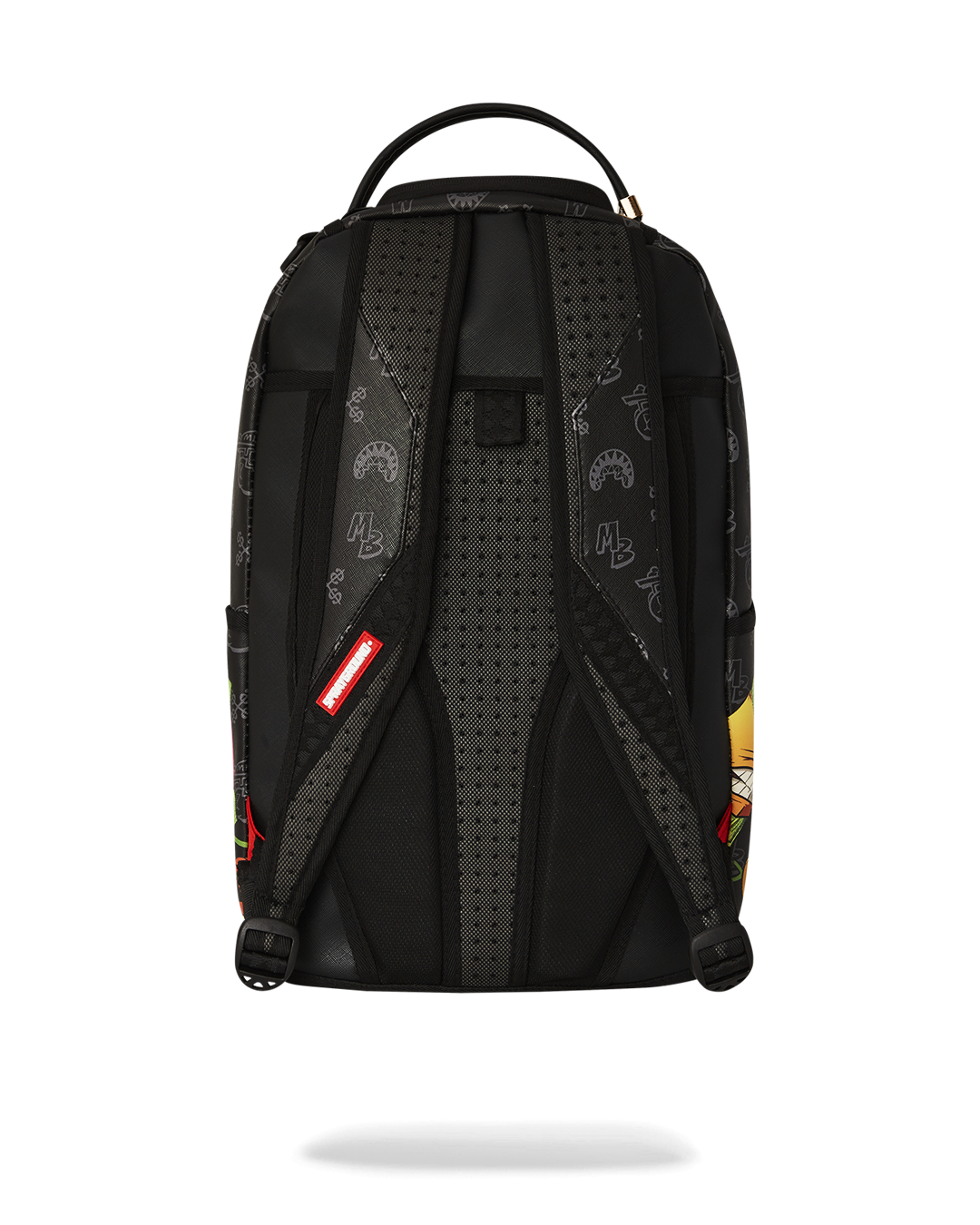 Side view of the topo designs global travel bag roller with ergonomic handle and water-resistant fabric
