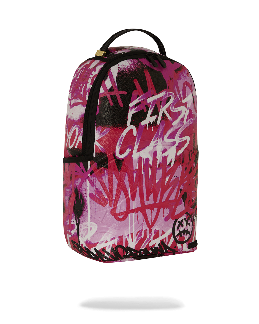 Back view showing ergonomic padding and luggage passthrough sleeve