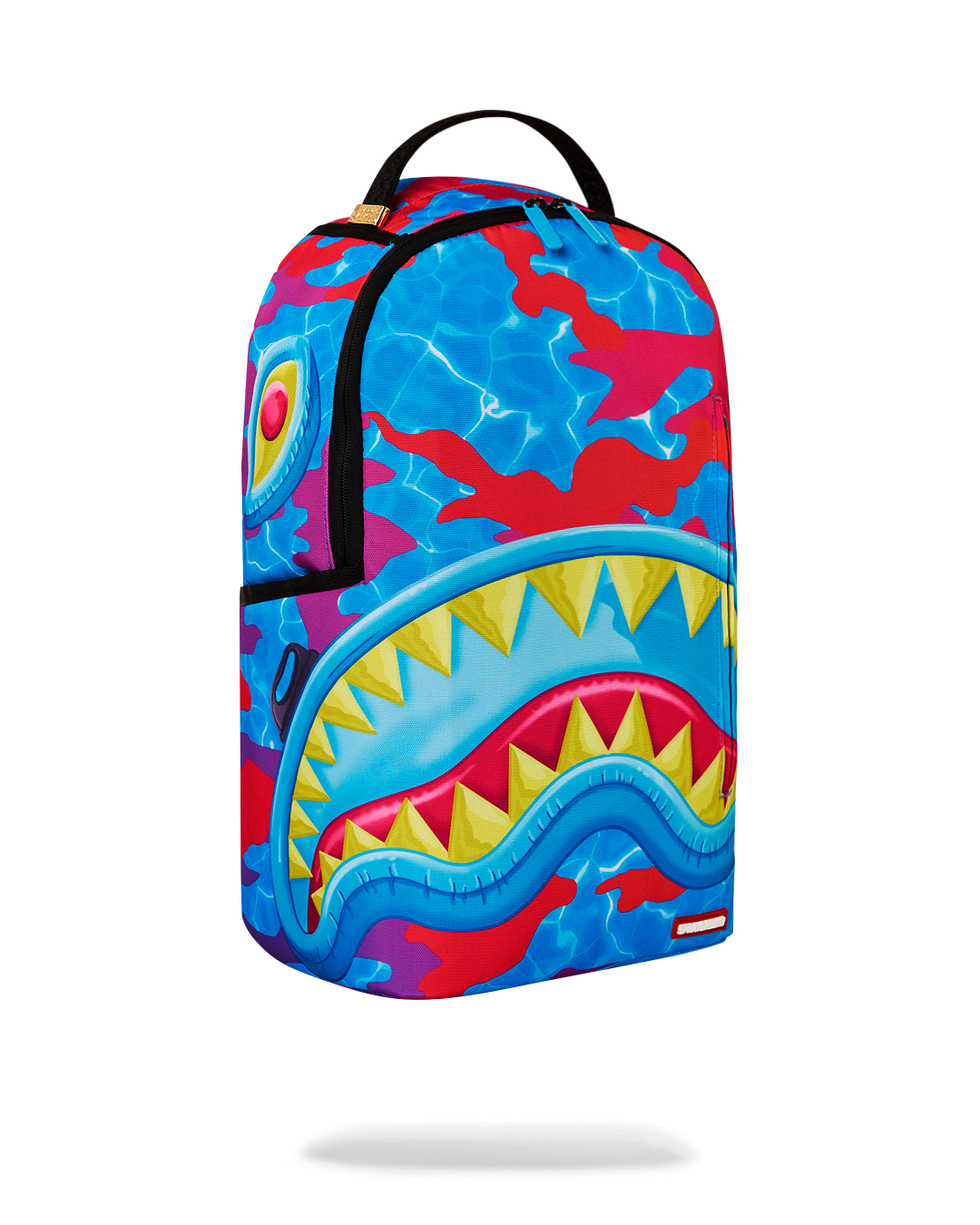 Lifestyle shot of a woman carrying the backpack through an airport, highlighting its travel-friendly design