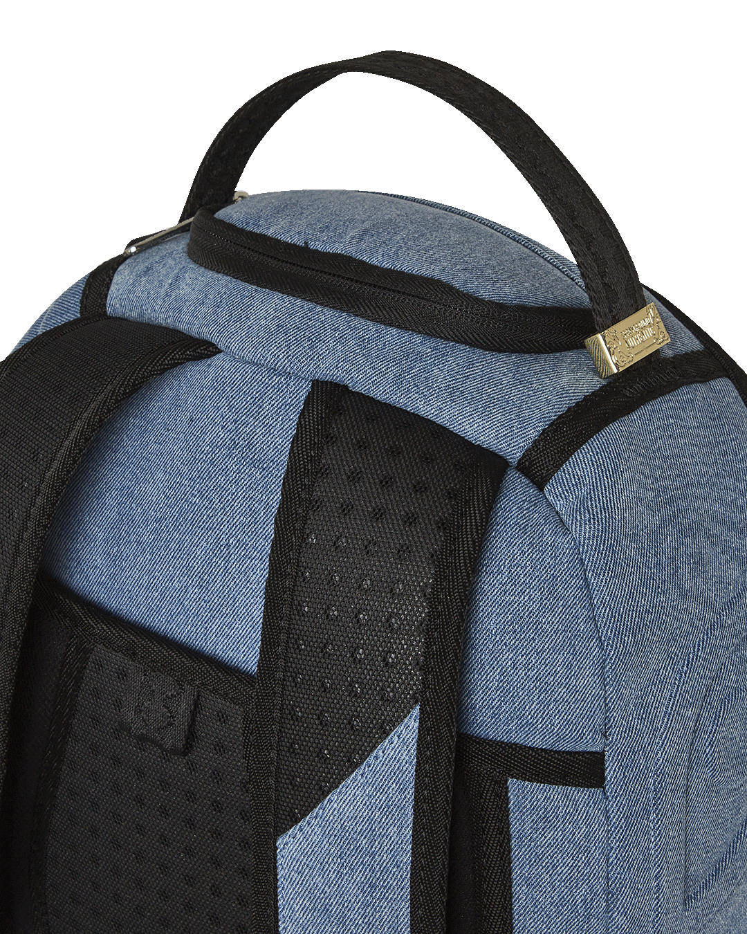 Faux leather shark backpack with 3D shark mouth design and ergonomic straps