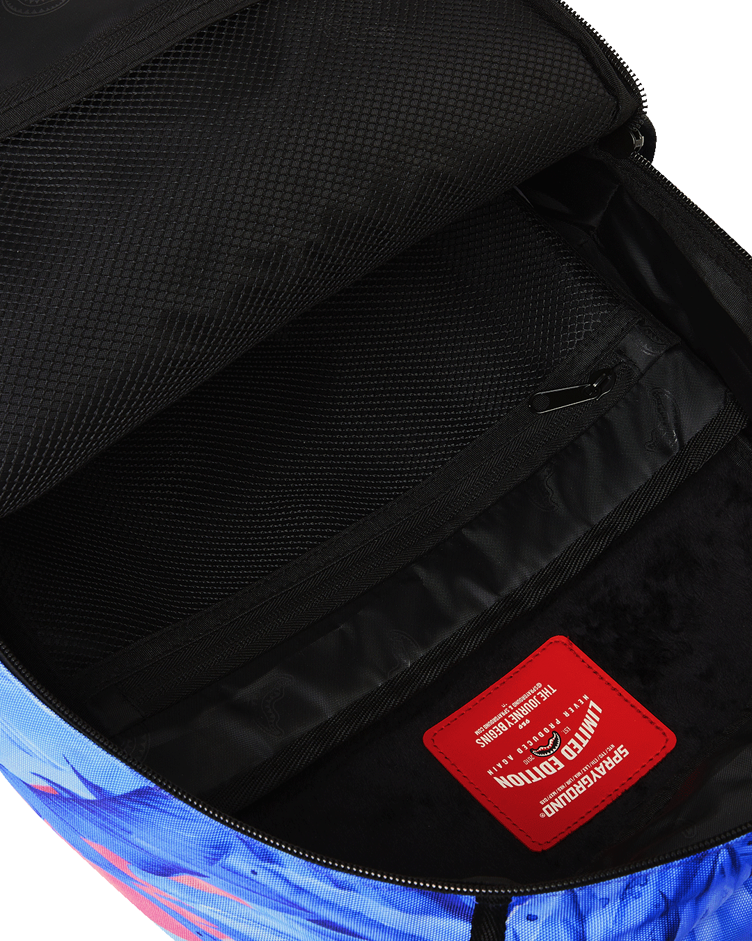 Ergonomic design of Miami Sunset Deluxe Backpack with adjustable straps