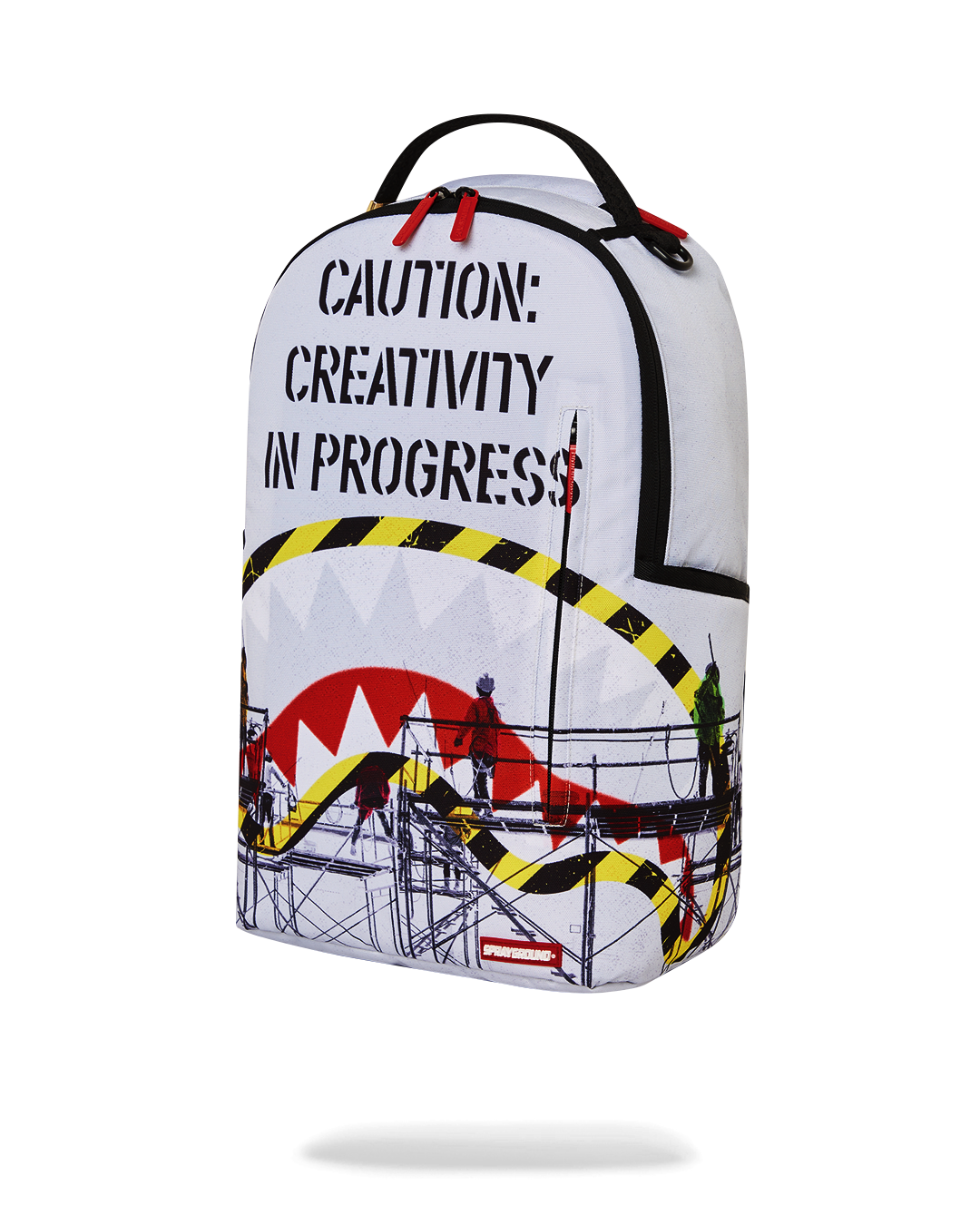 Sprayground backpack with adjustable straps and ergonomic padding.