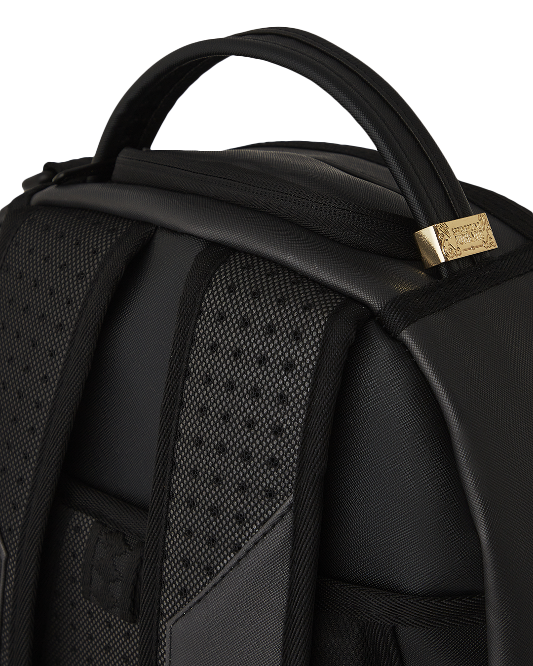 Backpacks interior, featuring a separate velour laptop compartment