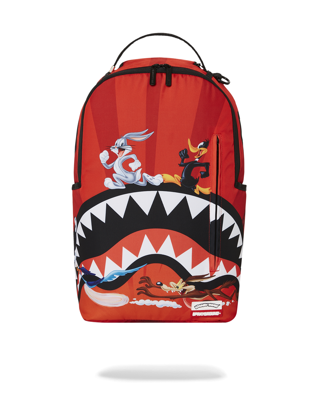 Looney Tunes Shark Run Deluxe laptop backpack for women with front zipper pocket