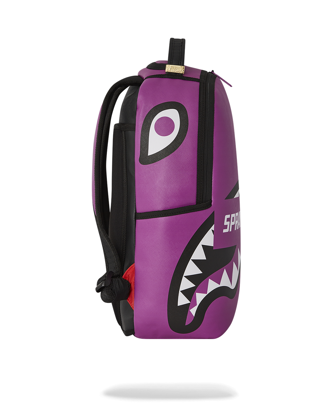 Interior view of the laptop compartment in the Viola Luxe backpack.