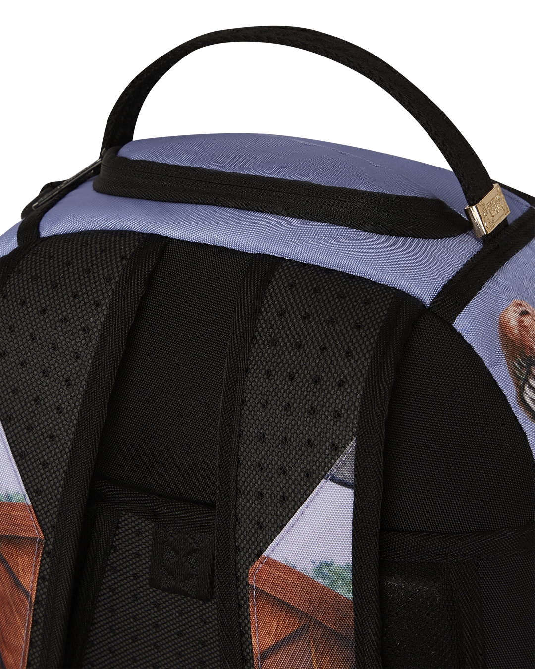 Sprayground Shark Backpack with raptor claw design and side pockets