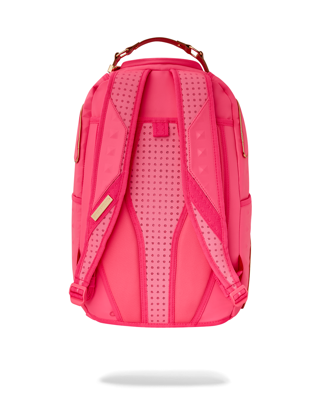 Open interior displaying velour laptop compartment and organized pockets