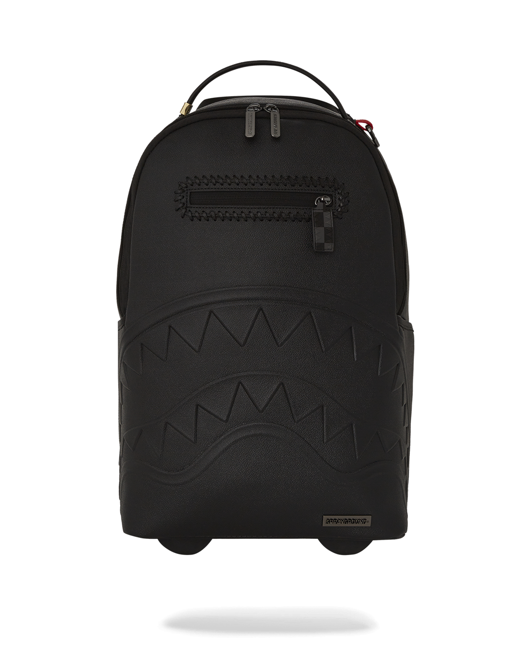 TravelPro Wheeled Laptop Backpack - back view with ergonomic mesh padding and adjustable straps