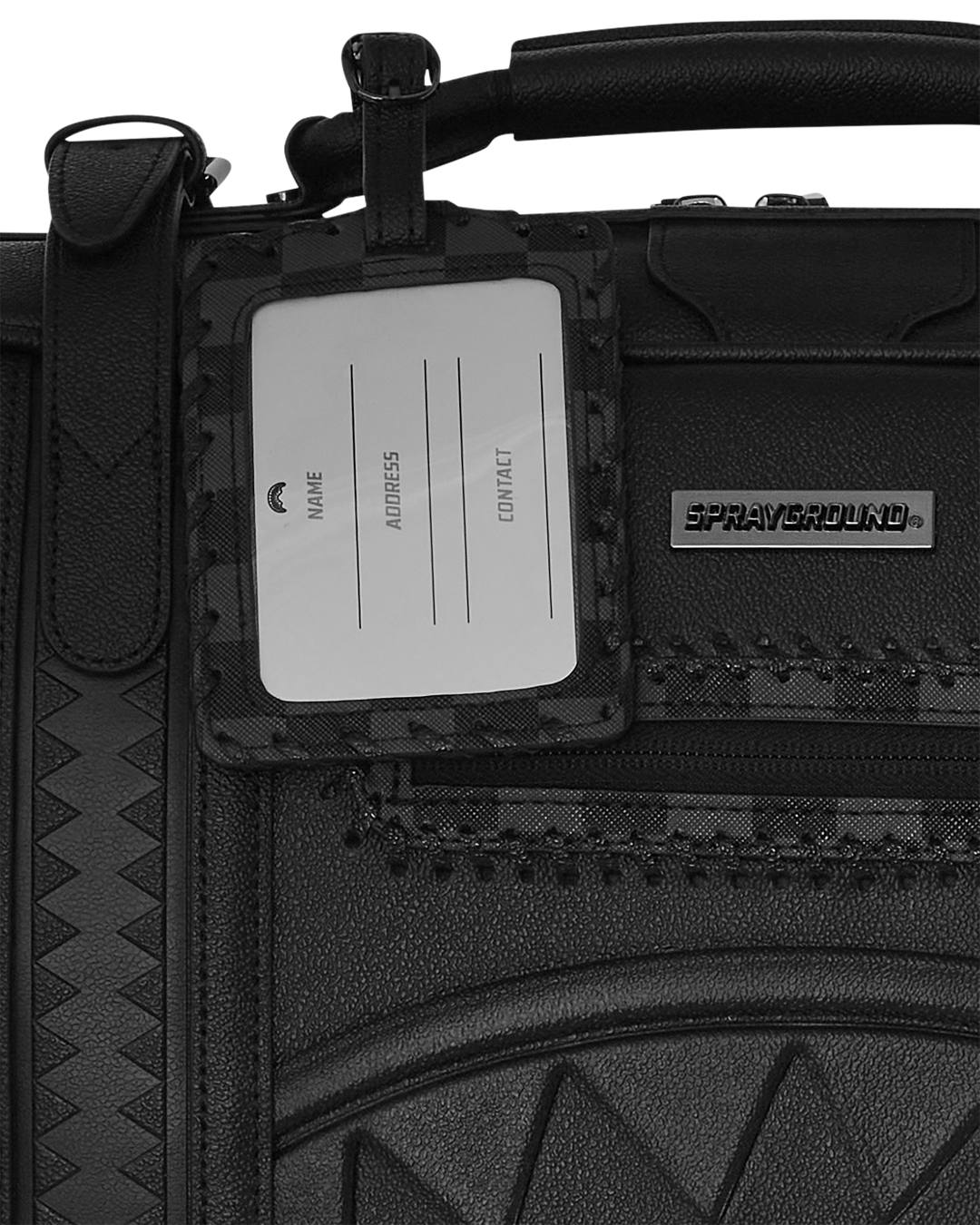 Backpack mode showcasing adjustable straps and luggage sleeve