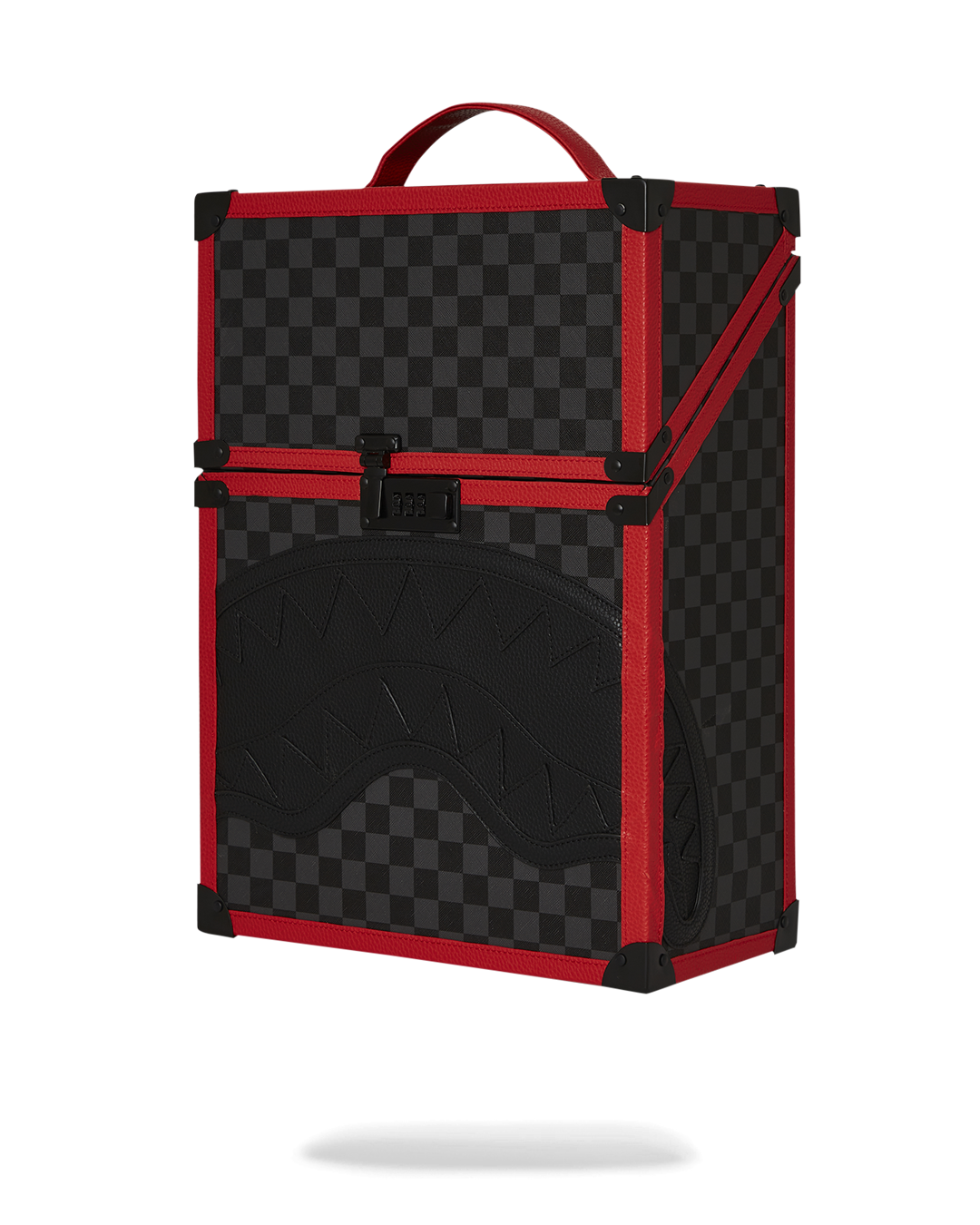 Close-up of the luxe interior and reinforced stitching for durability