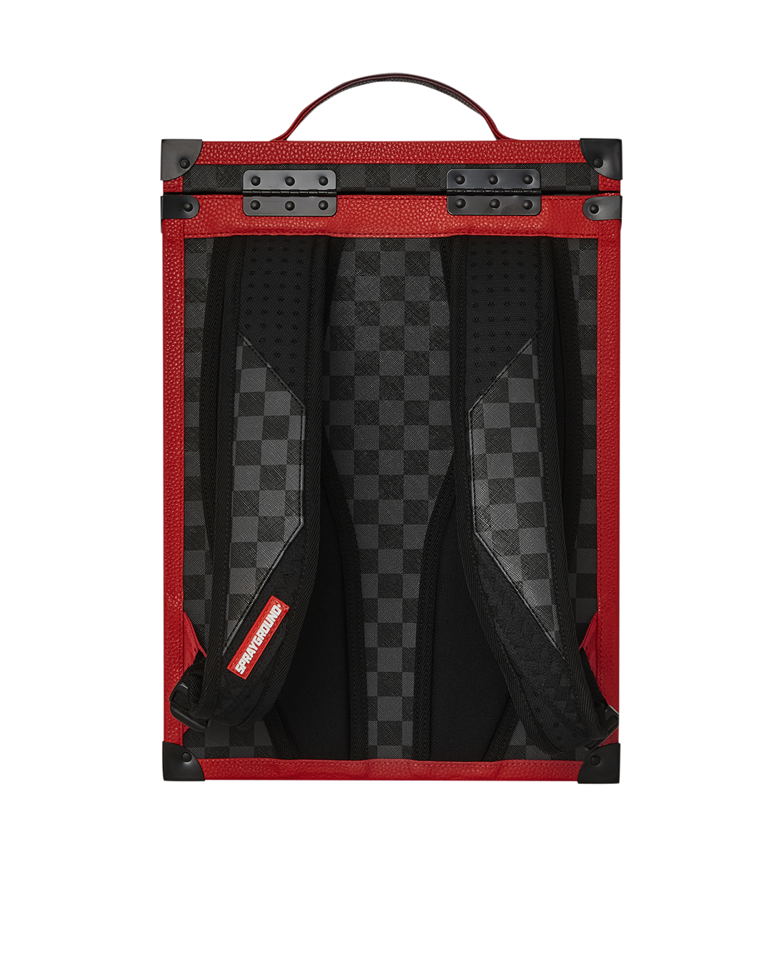 Close-up of the luxe interior and reinforced stitching for durability