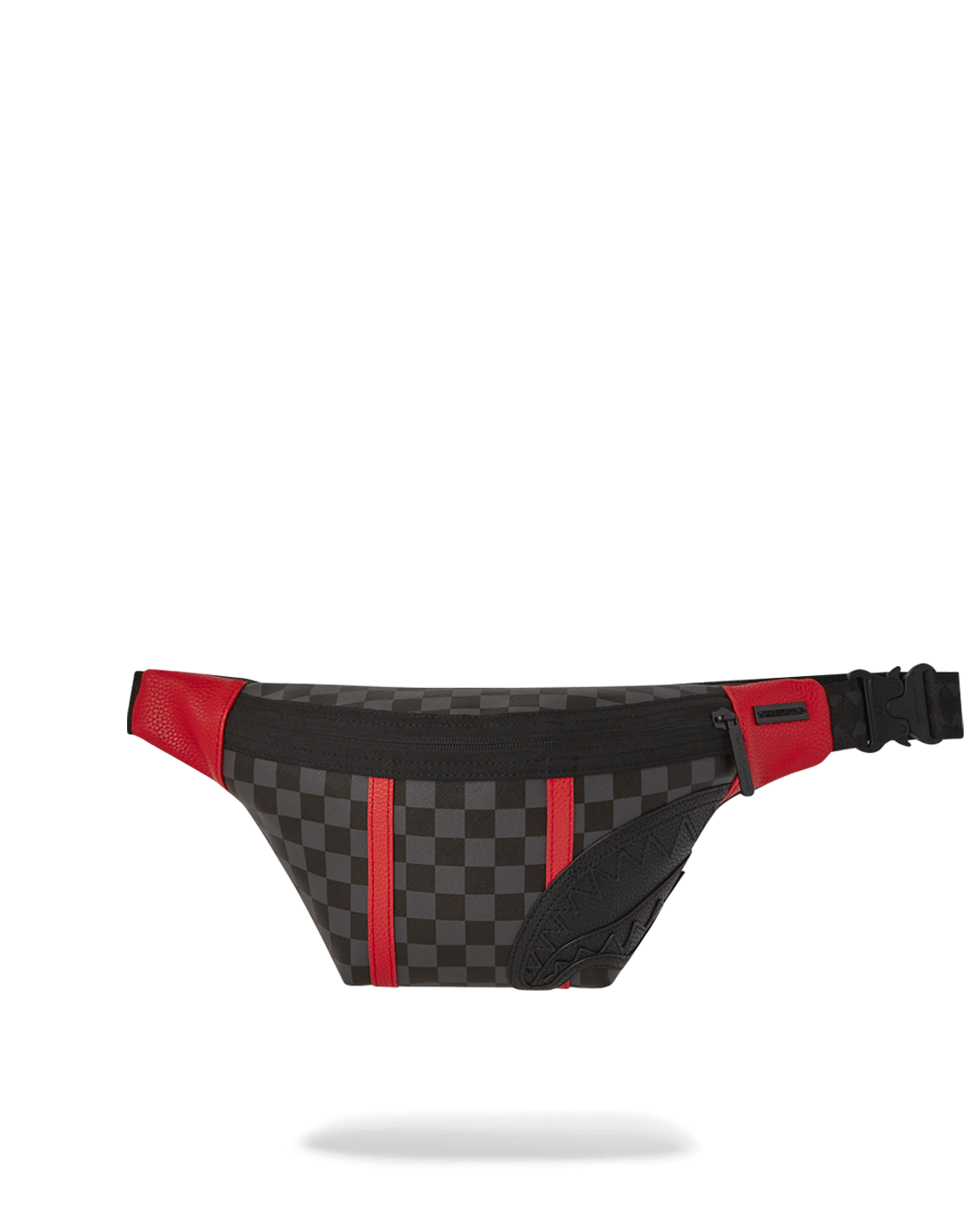 Monaco Shark Club Savvy Crossbody Waist Bag worn as a black crossbody bag