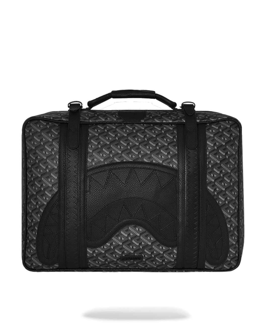 Thunderclap Convertible Faux Leather Backpack worn as a backpack
