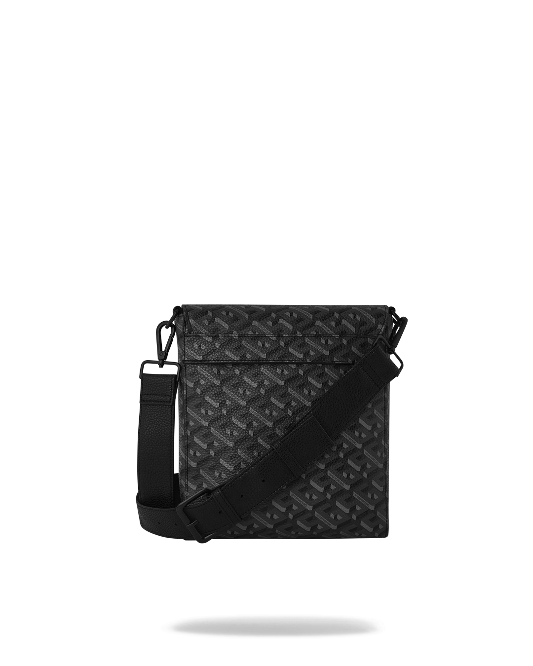 Side angle showcasing the adjustable strap of the messenger sling.