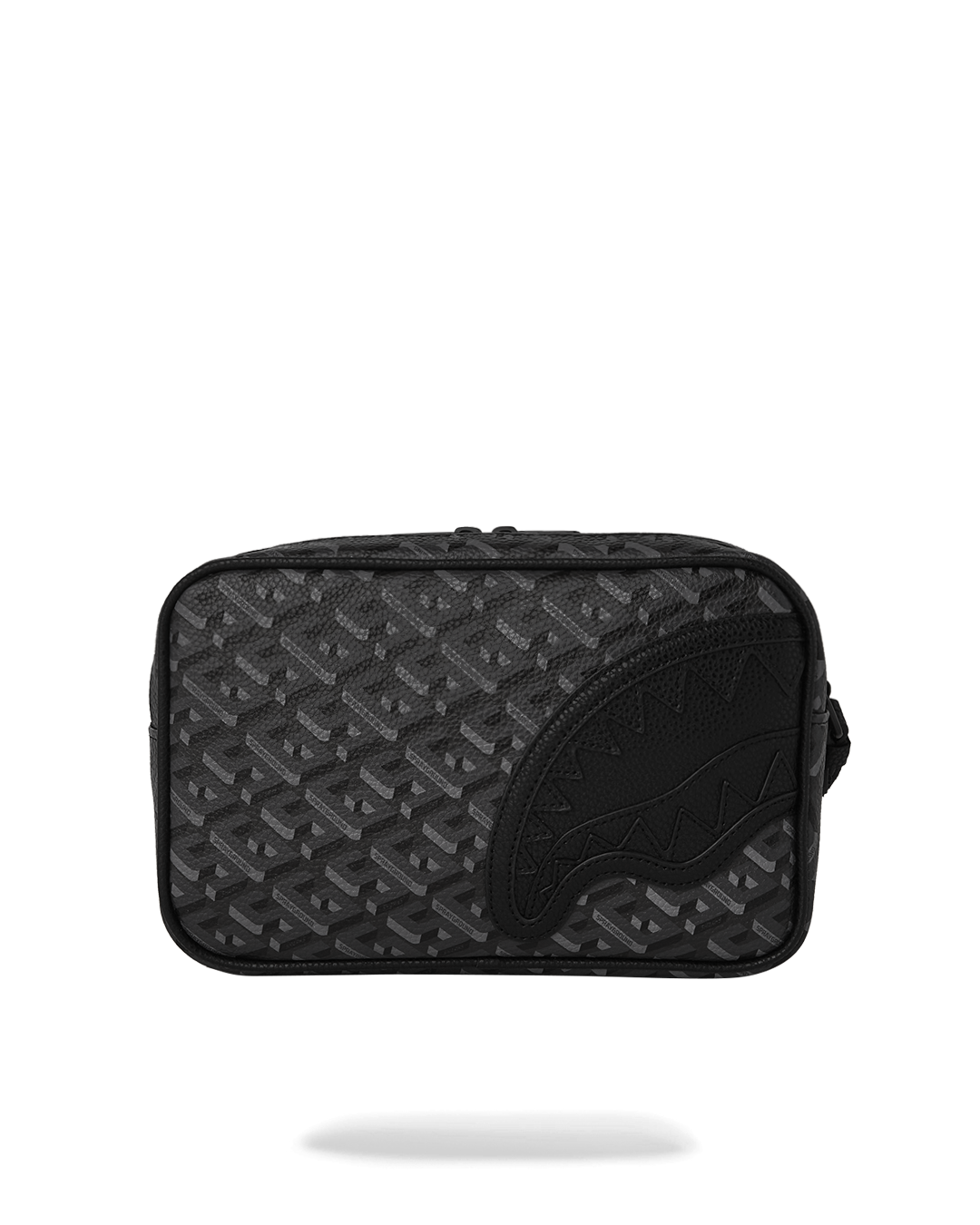 Close-up of the removable crossbody strap and zipper detail