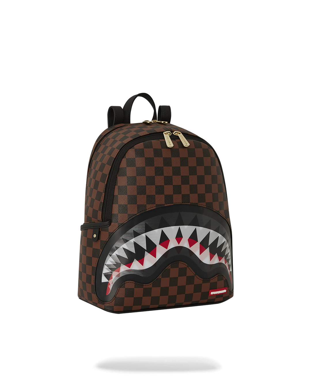 Adjustable straps of the small faux leather backpack for a custom fit.