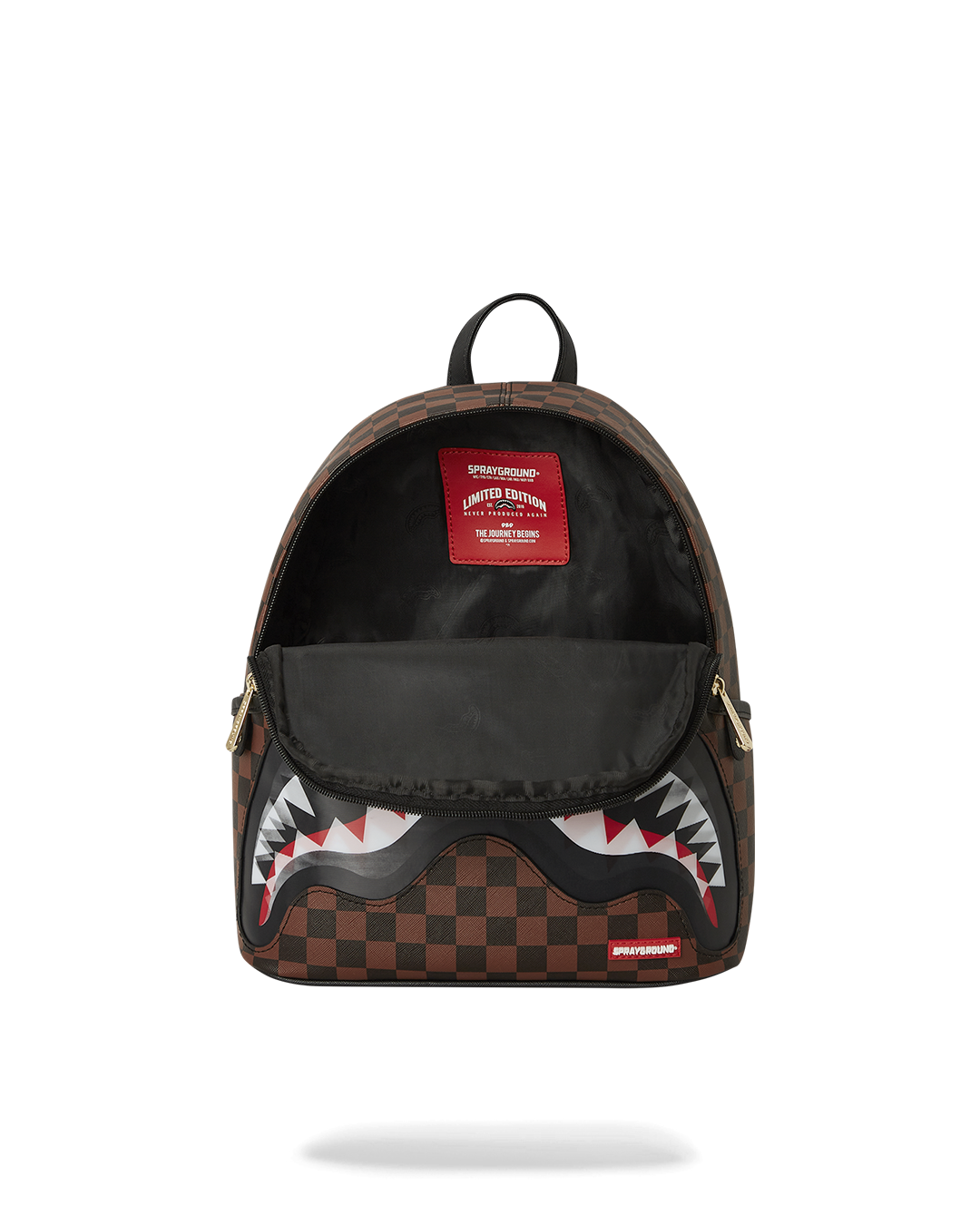 Adjustable straps of the small faux leather backpack for a custom fit.