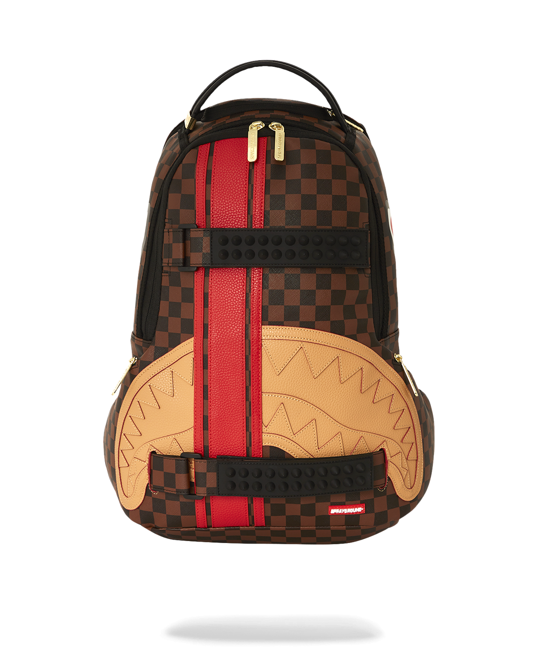 Victory Lap Skateboard Backpack - front view with skateboard attached