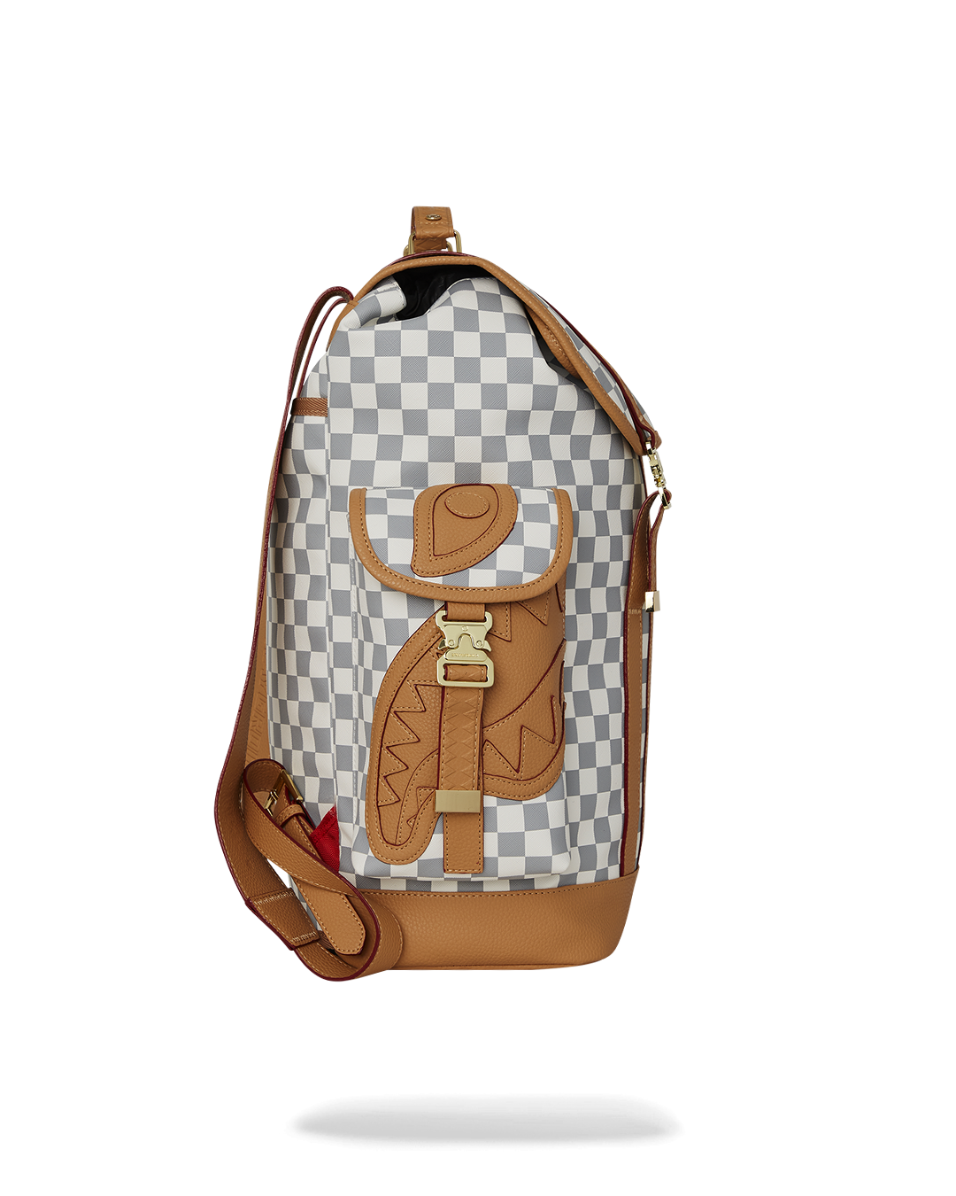 Side angle showcasing the ergonomic back padding and adjustable straps