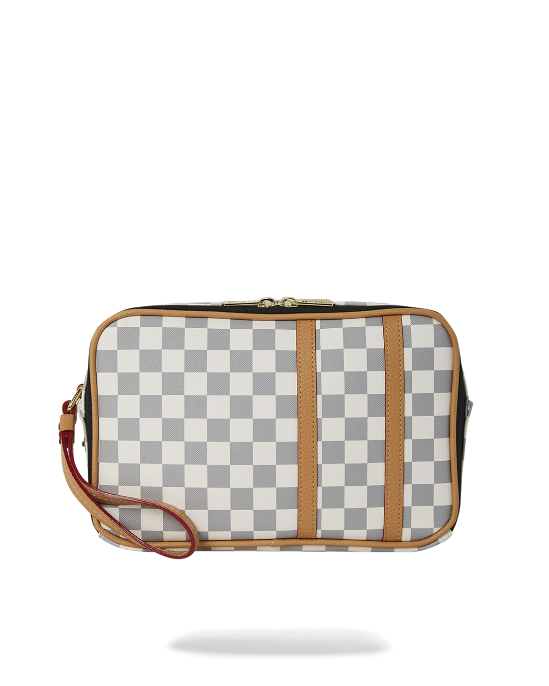 HENNY LATTE crossbody waist bag in use while traveling.