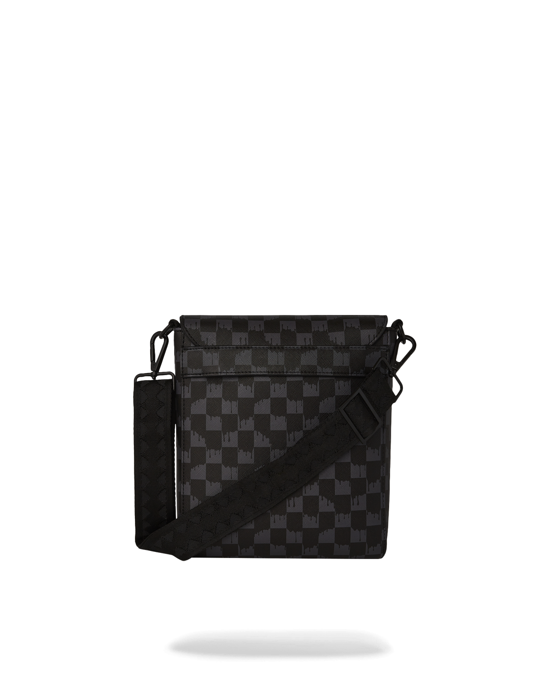 Elevate faux leather bag with interior zipped pocket