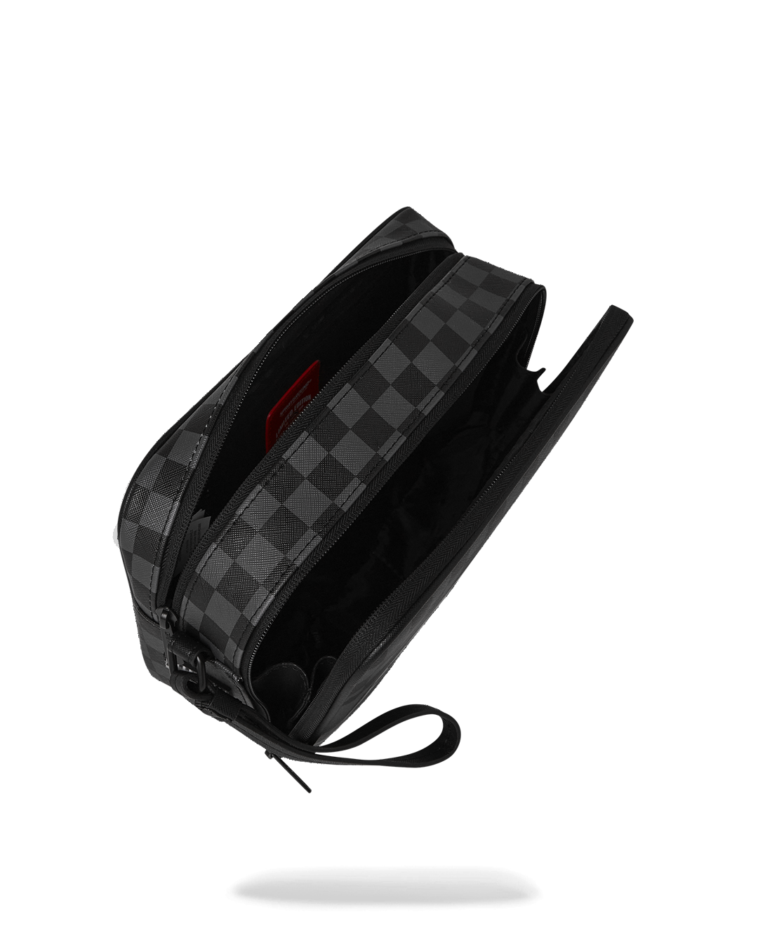 Compact travel toiletry bag for men with stylish design.
