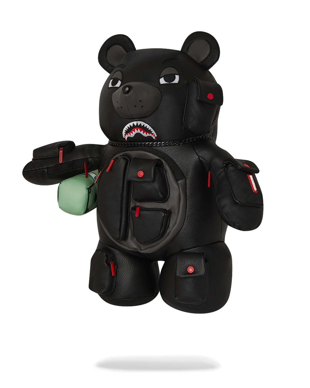 Side shot highlighting the adjustable straps and water-resistant fabric