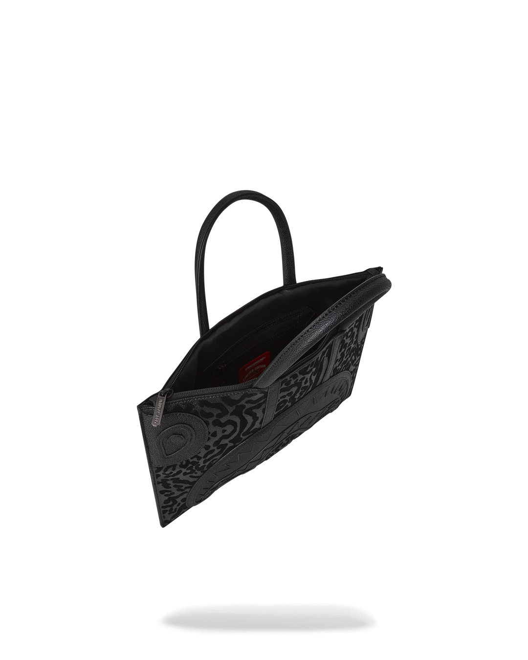 Predator Laptop Bag with cheetah print design, front view