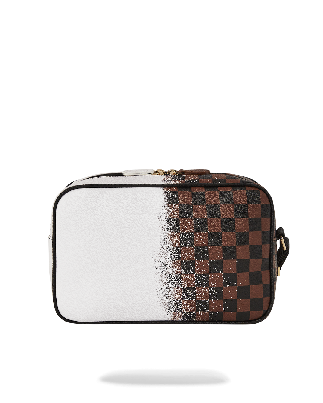 Bricktown crossbody toiletry bag, featuring a removable strap and shark pocket.