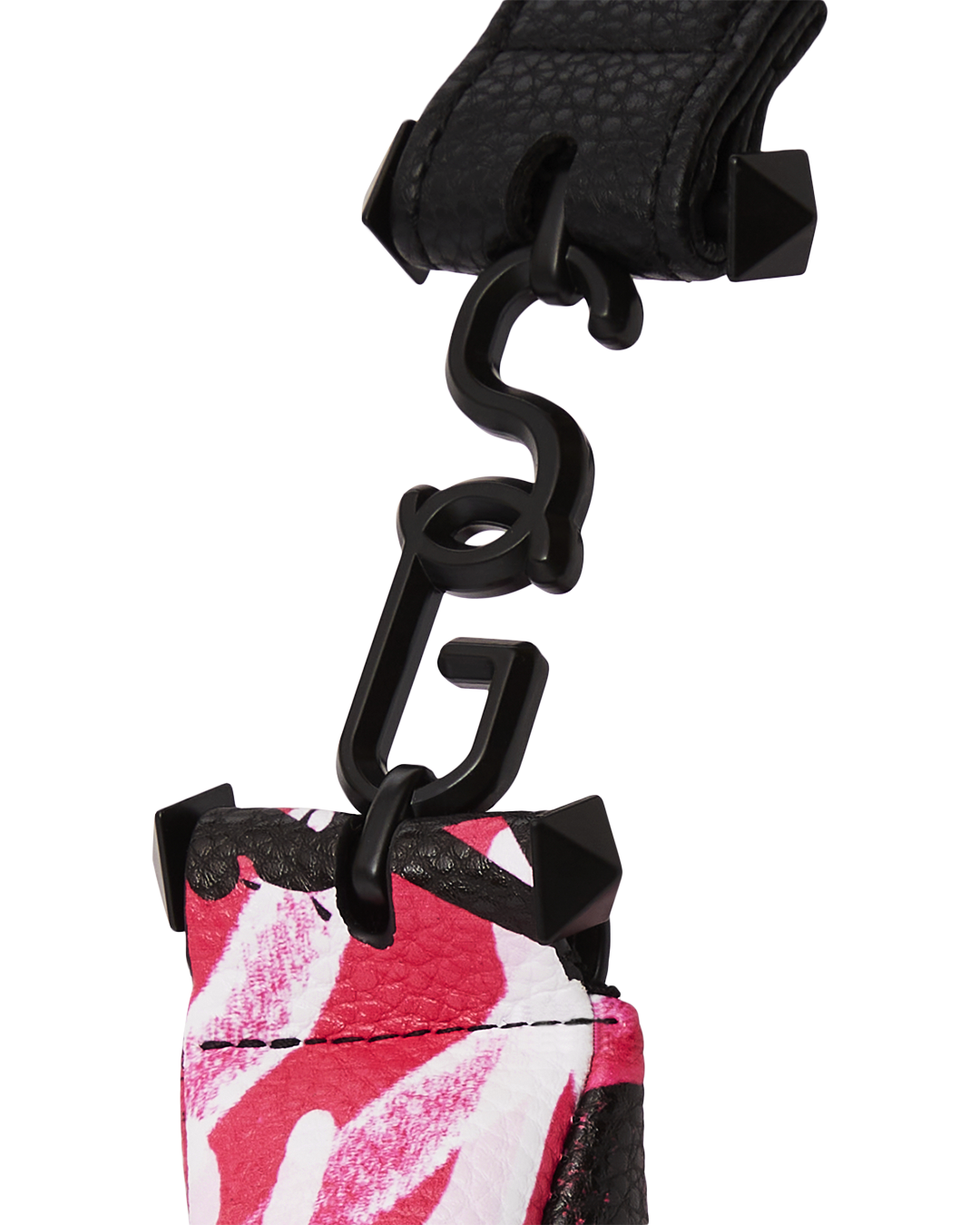 Side view of the SkyGlow crossbody bag styled with a casual outfit.